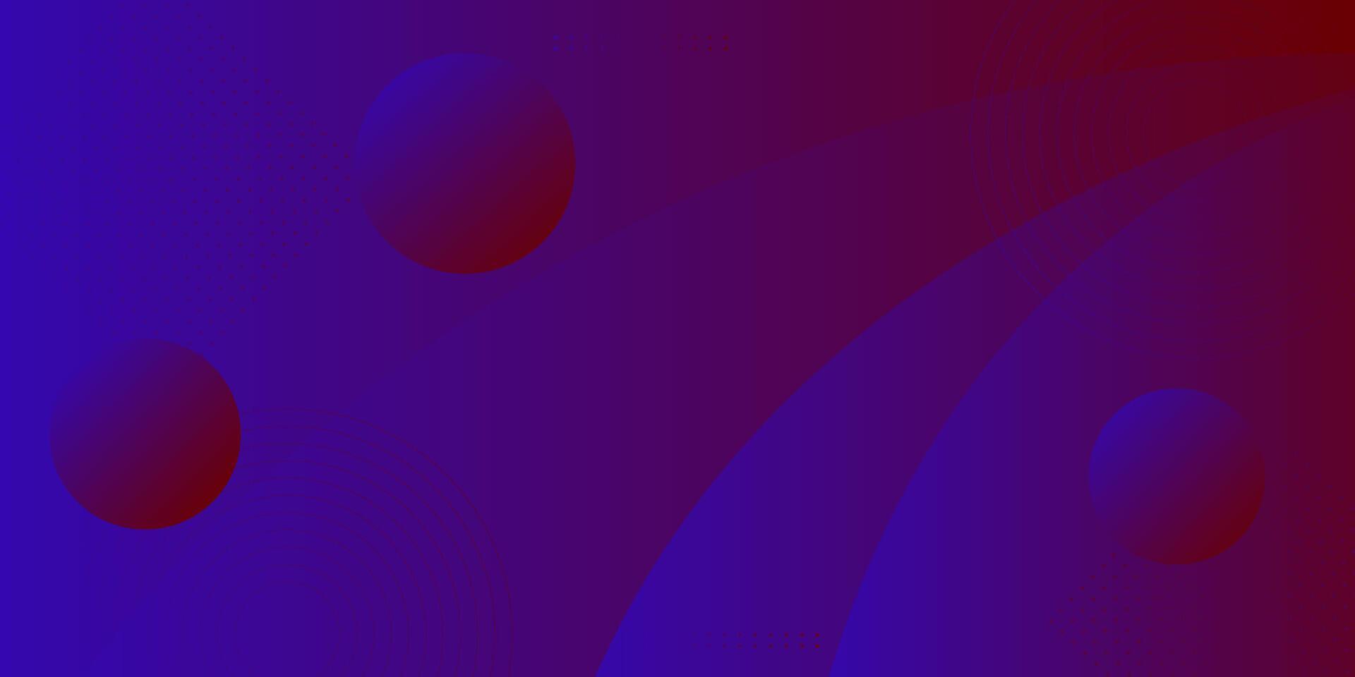 Dark purple and blue gradient 3D background with abstract curves. Simple and elegant wave pattern concept. Eps10 vector