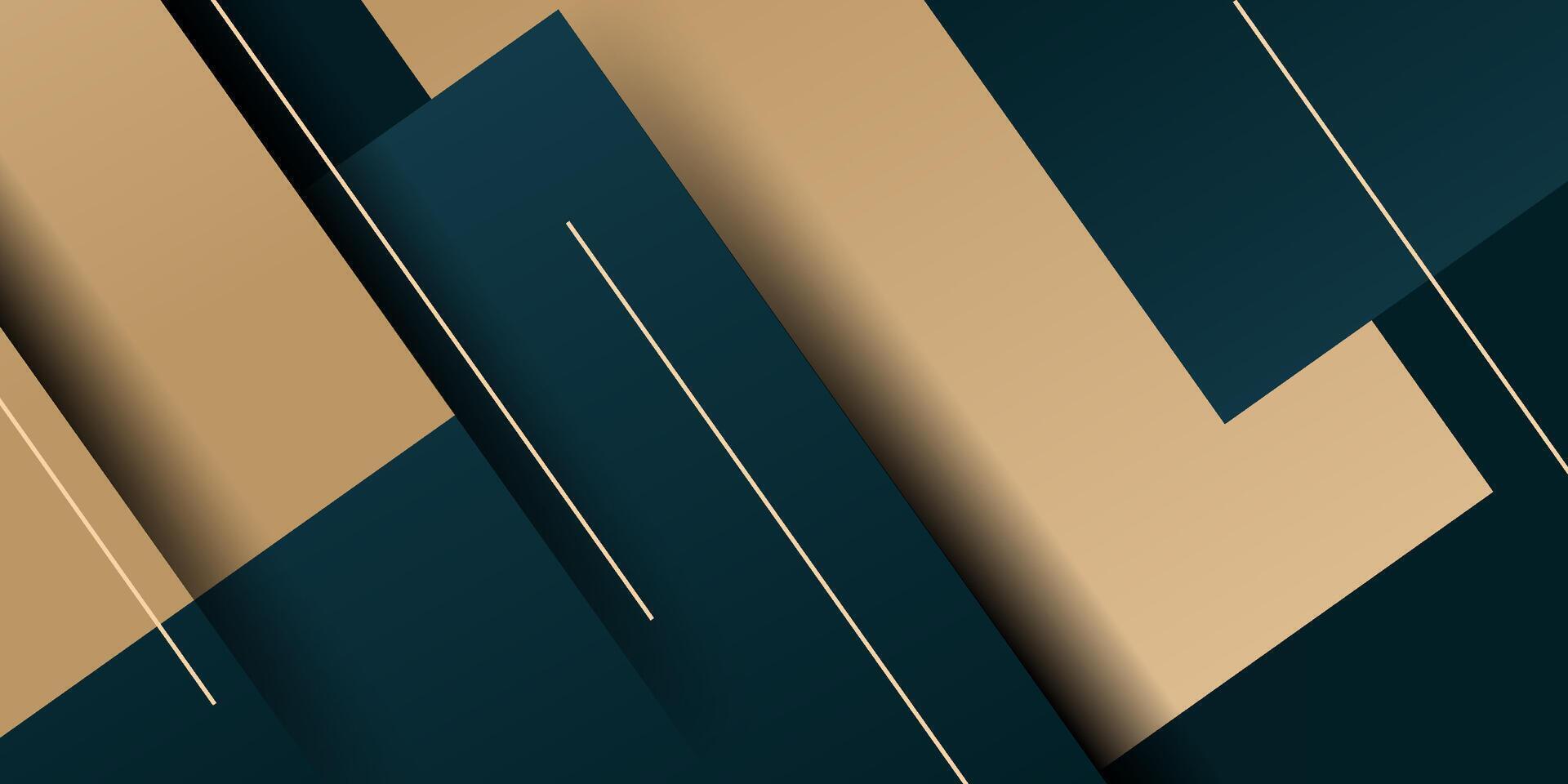 Abstract geometric background with blue and brown gradient color combination. Simple square overlapping pattern color on the background. Eps10 vector