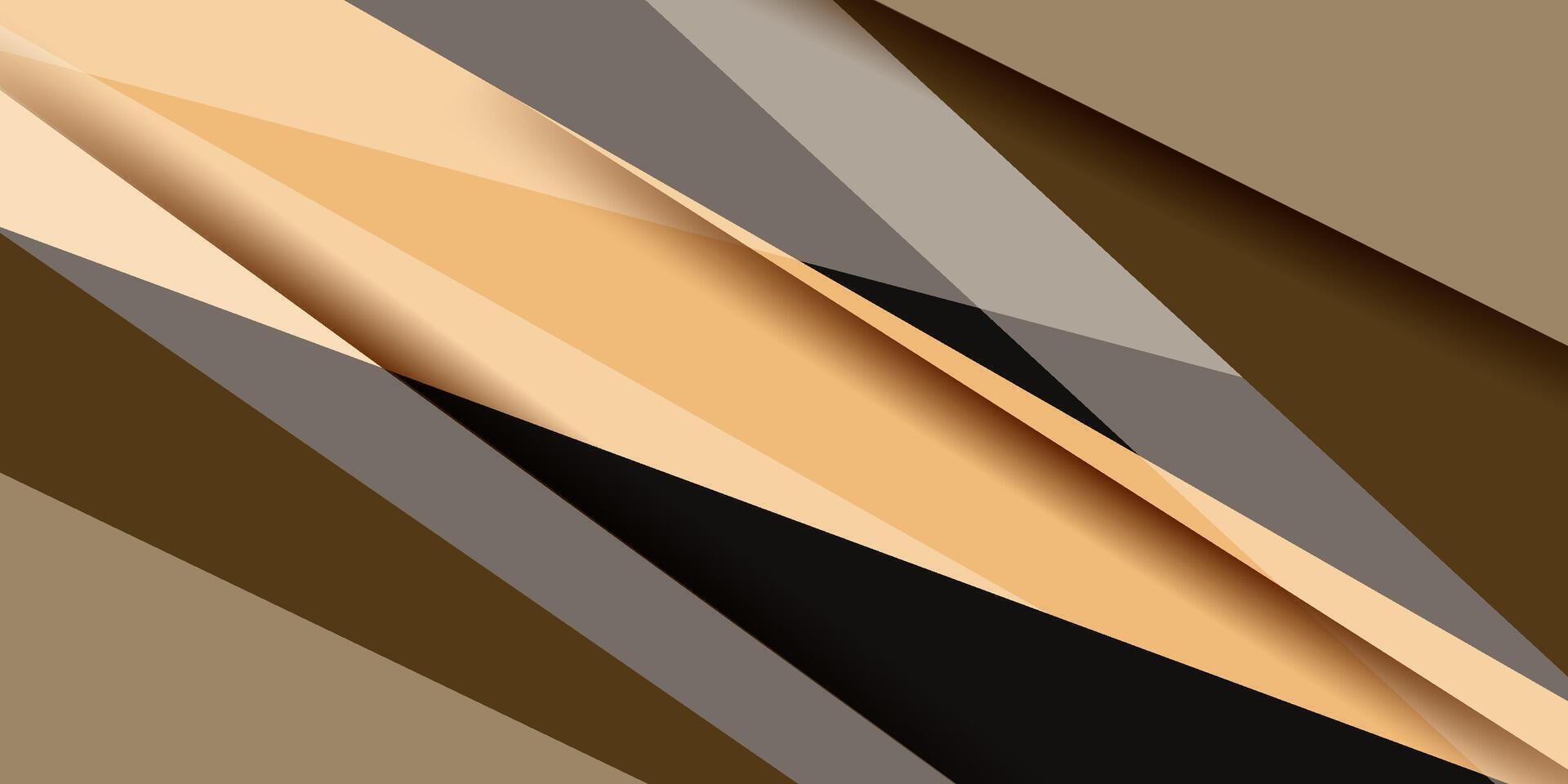 Abstract overlapping brown 3D background. Simple and modern paper cut triangle pattern concept. Eps10 vector