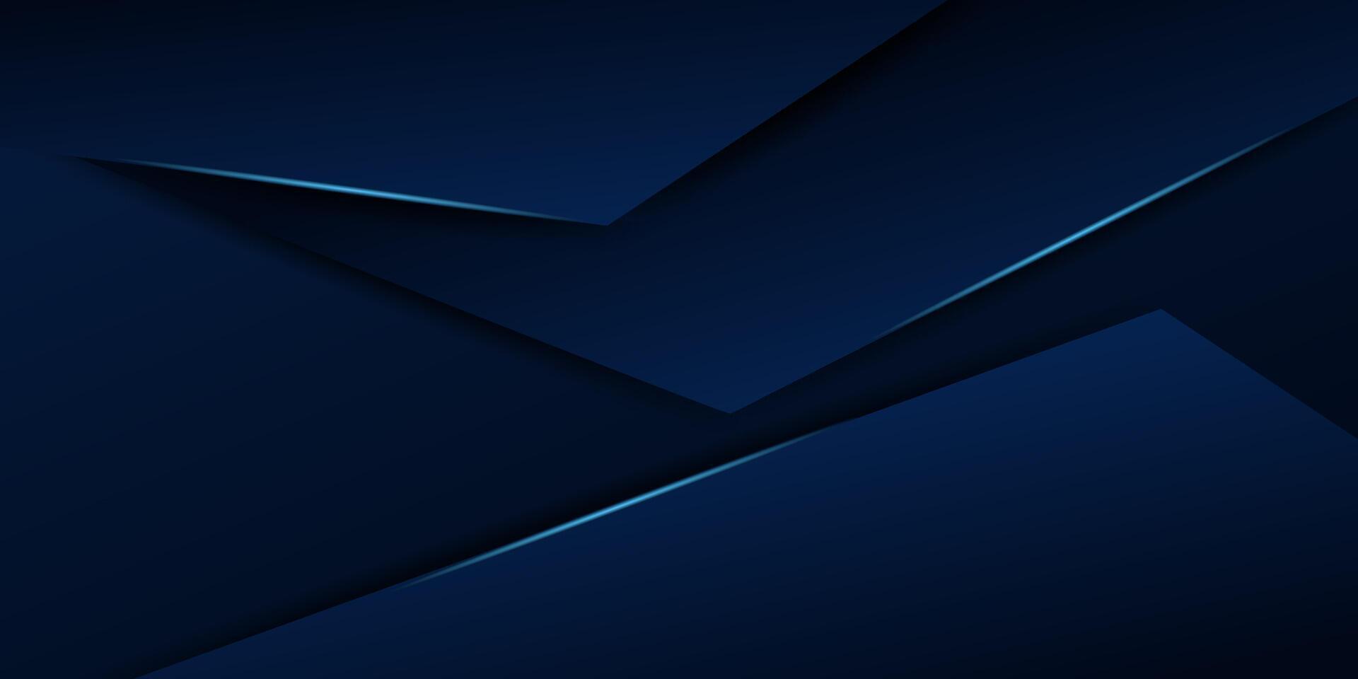 Abstract futuristic dark blue background with light and shadow. Eps10 vector