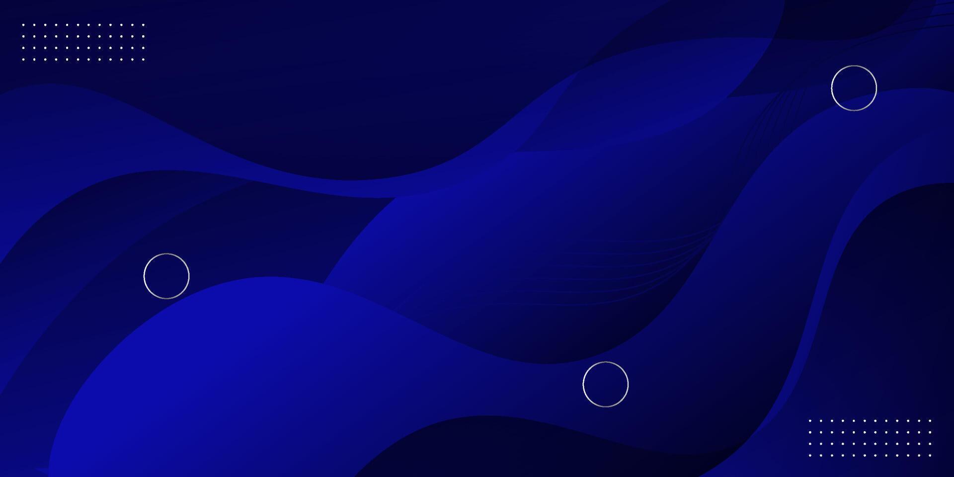 Abstract minimalist dark blue wave background. Modern concept background. Realistic waves with simple geometric patterns. Eps10 vector