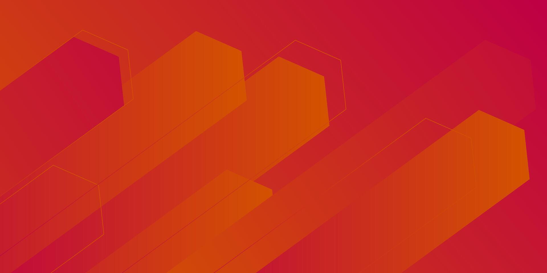 Abstract orange and red gradient dynamic background. Modern shape pattern overlap design. Eps10 vector