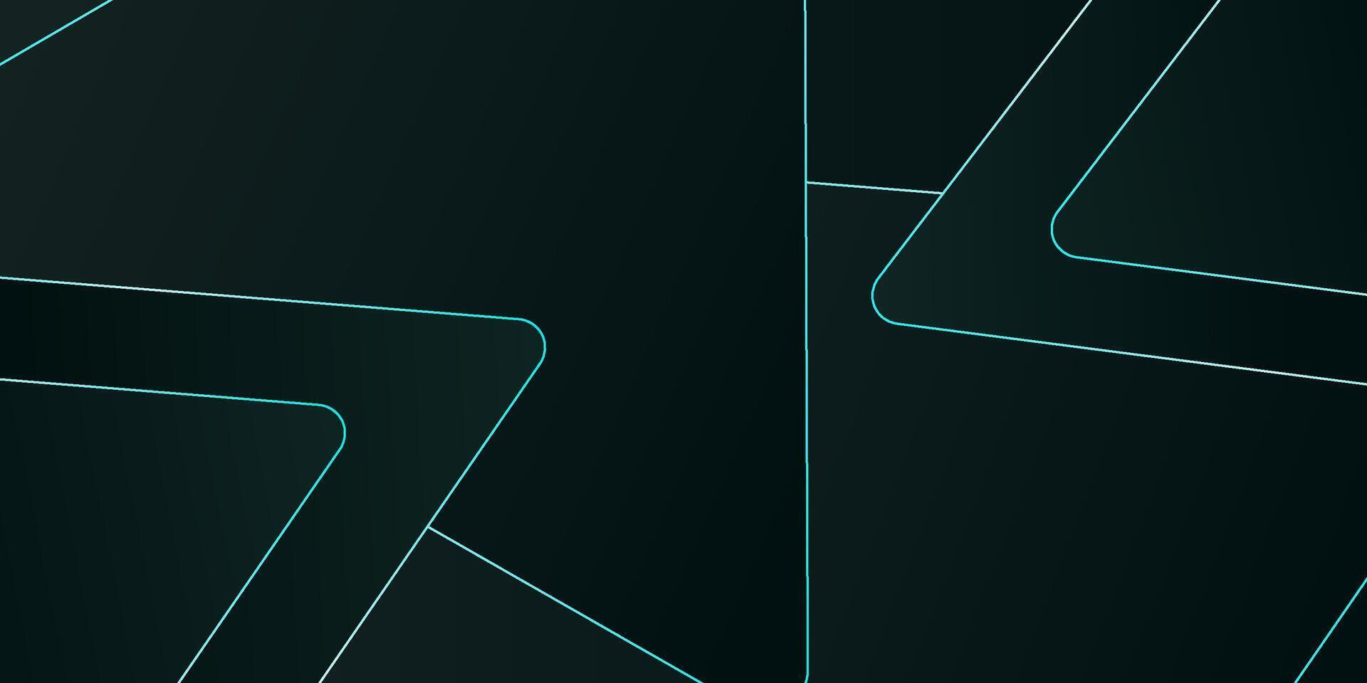 Abstract dark green triangle background. Simple light line and triangle overlapping shape pattern background. Eps10 vector