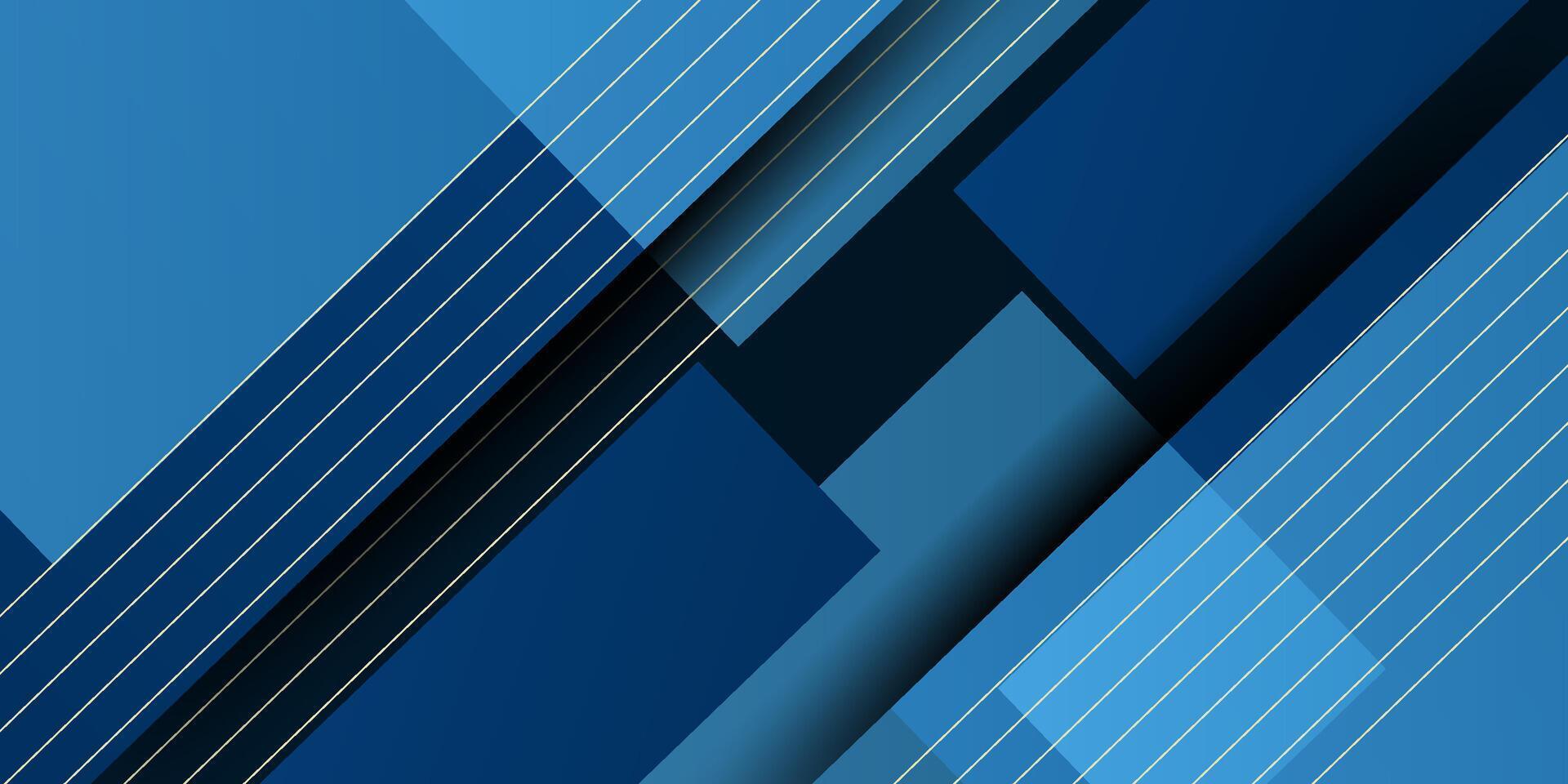 Abstract blue 3D overlapping background. Simple square themed blue background. Modern paper cut design. Eps10 vector