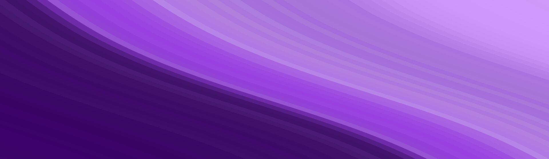 Abstract purple gradient background with diagonal curved lines vector