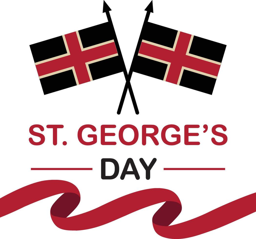 st george's day logo vector