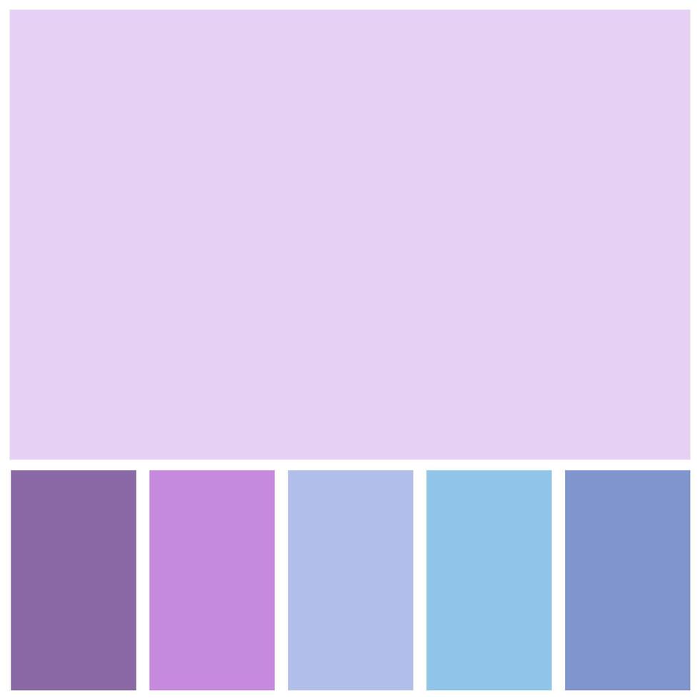 purple color palette soft pastel for template, simple purple color soft for design background vector