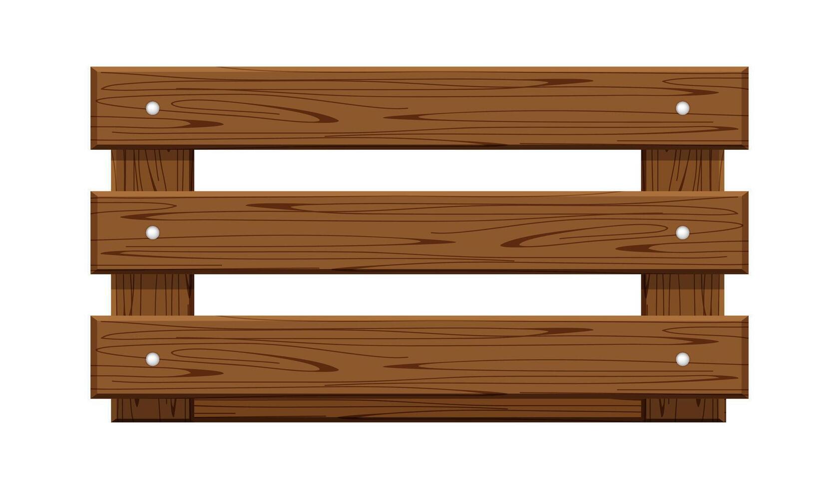 wooden crate box isolated on white, empty boxes wood for crate storage, front view container crate wood retro for transportation, wooden crates shelf pallet of vegetable fruit rustic farm vector