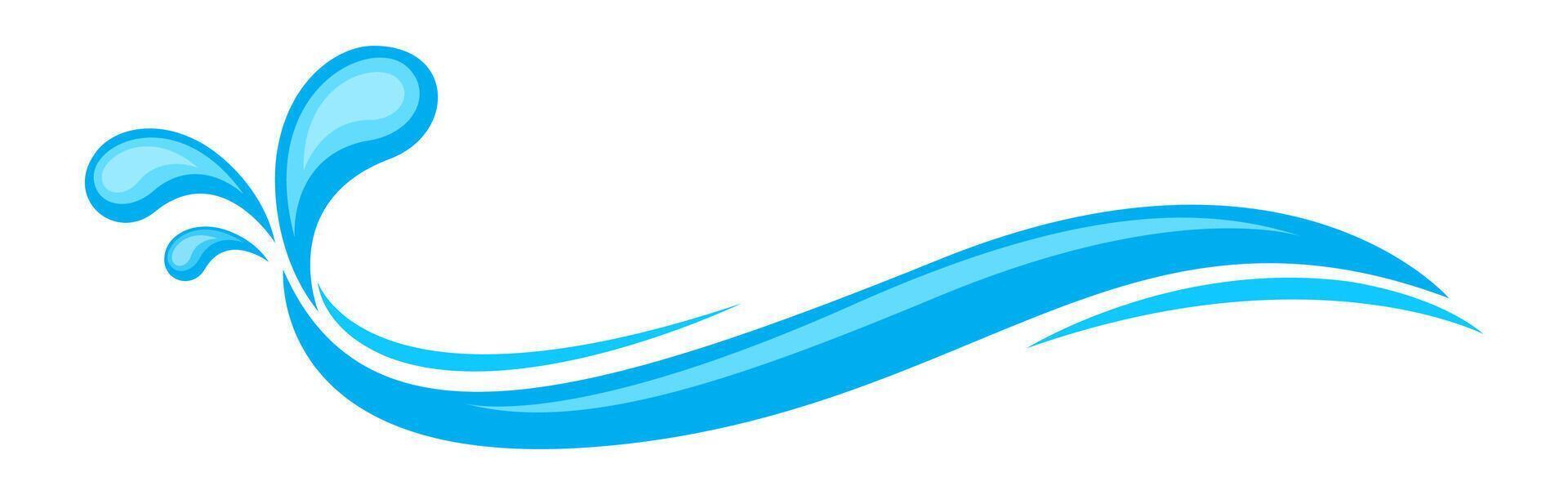 water splash shape, ocean waves, sea waves, wave water ripple flow for graphic vector
