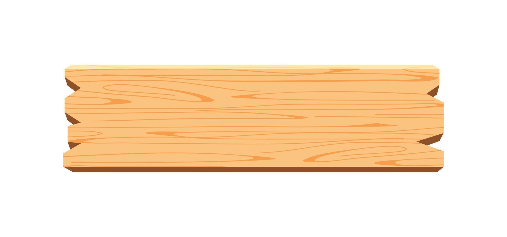 plank signage, wooden plank light brown isolated on white, wood board horizontal old, empty planks wood, wooden sign for copy space text, wood plank for signage, wood plank cartoon style vector
