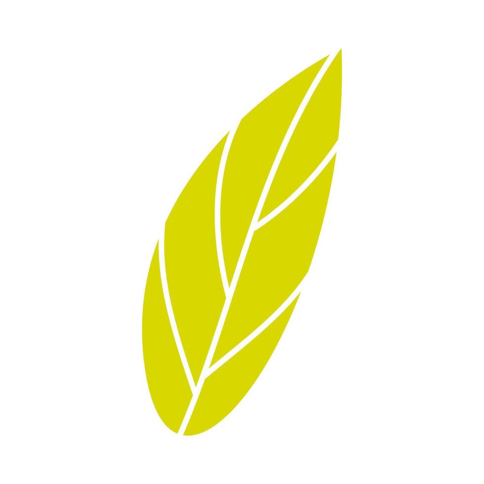simple leaves, leaf graphic shape vector