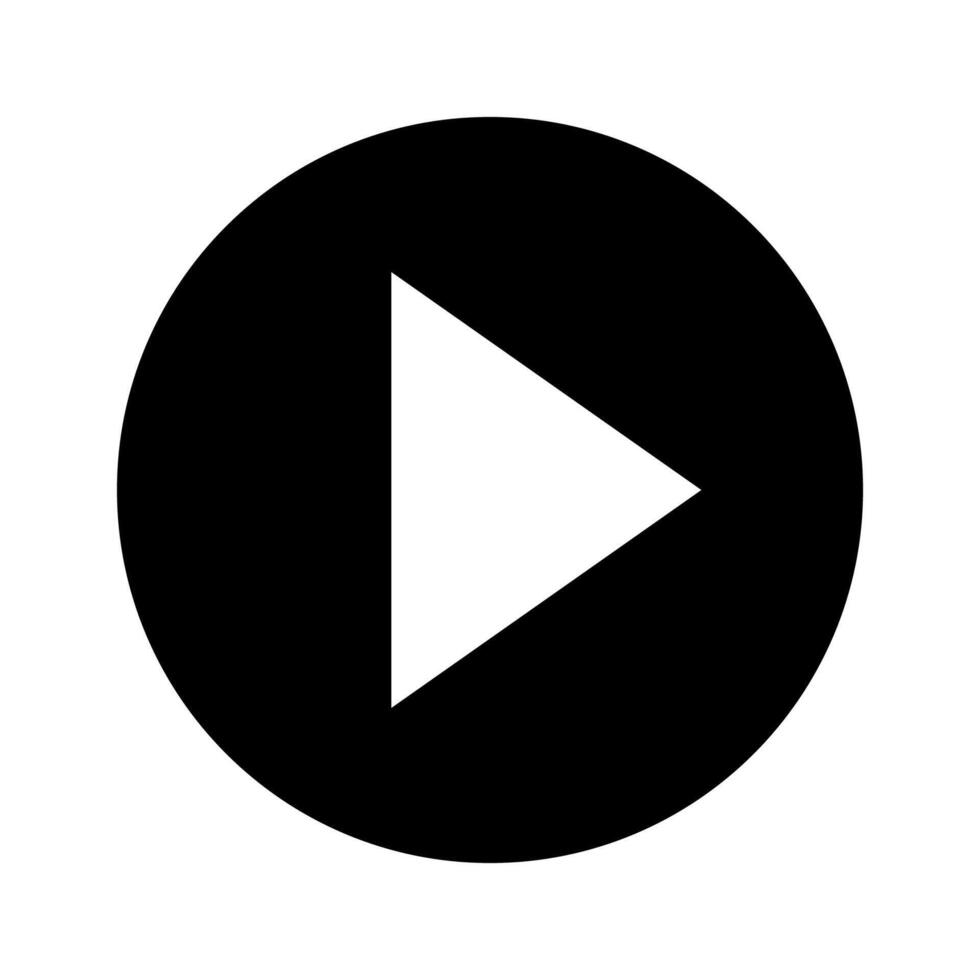 play icon, media play symbol, player button for start, next symbol vector