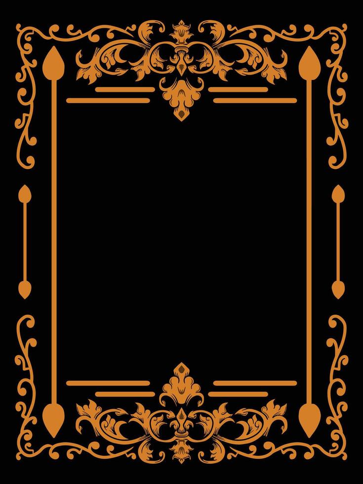 Decorative Ornamental Frame for Wedding Cards vector