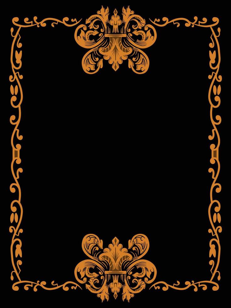 Vintage Ornamental Frame Illustration vector