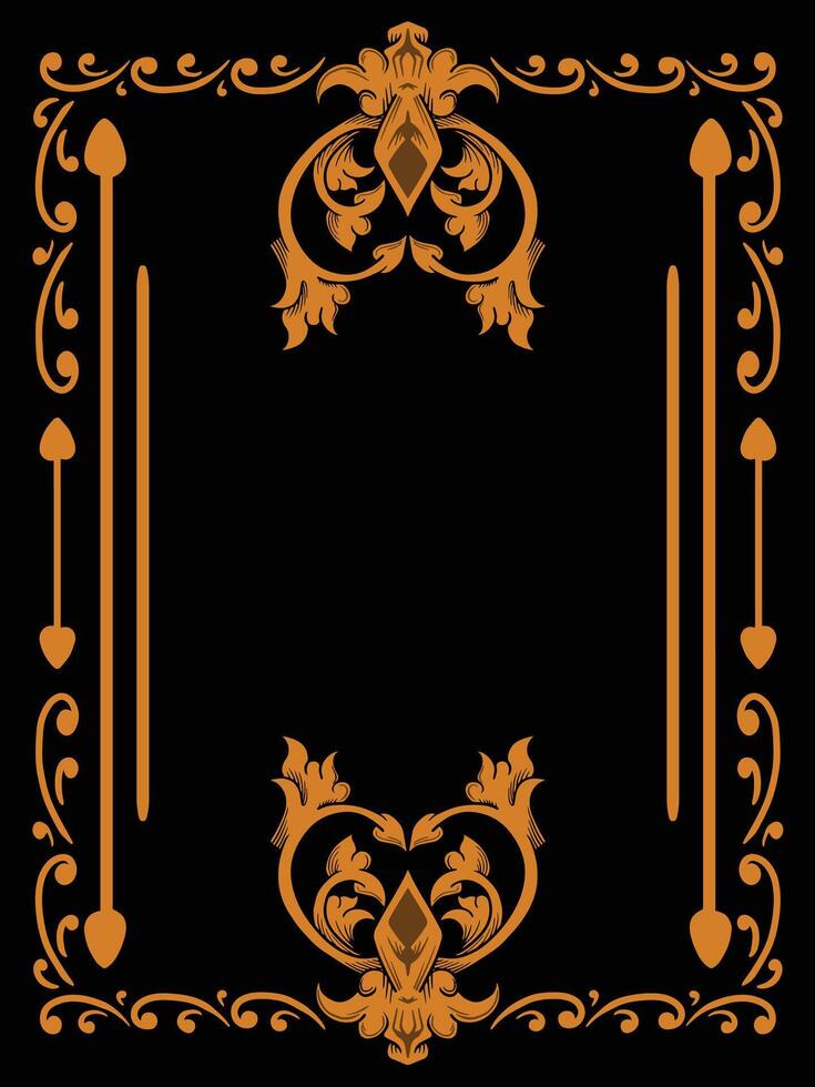 Simple Ornamental Frame for Modern Use vector
