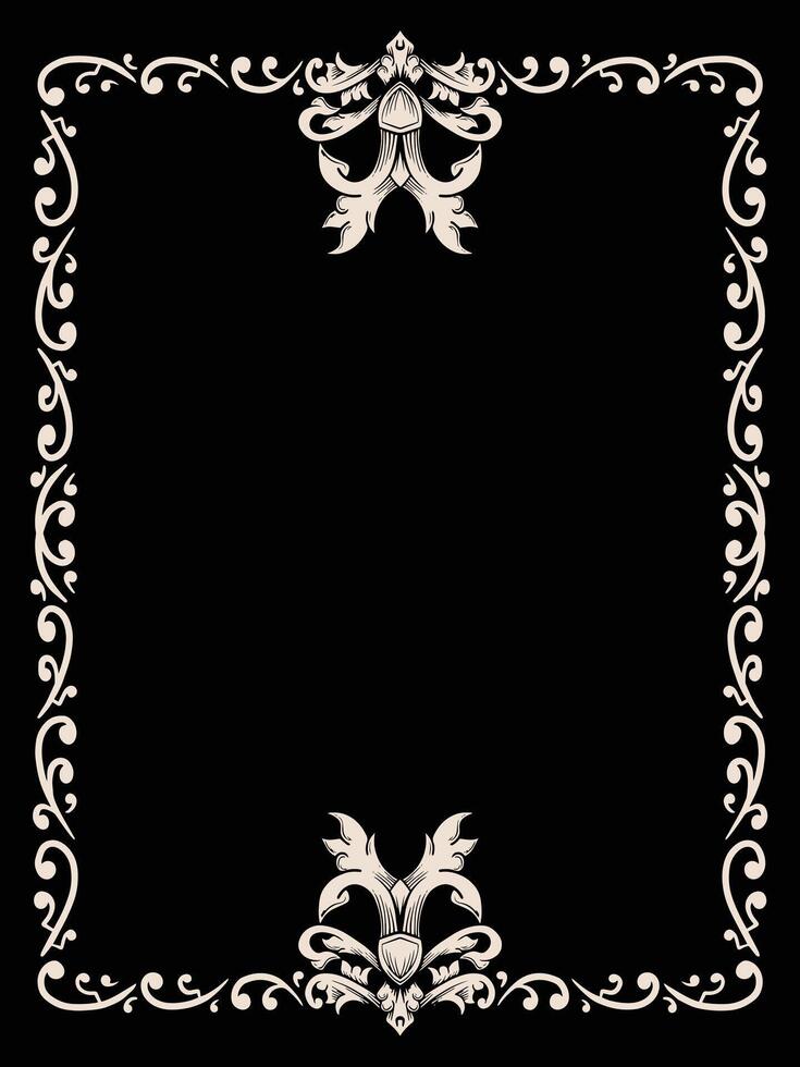Invitation Design Featuring Ornamental Frame vector