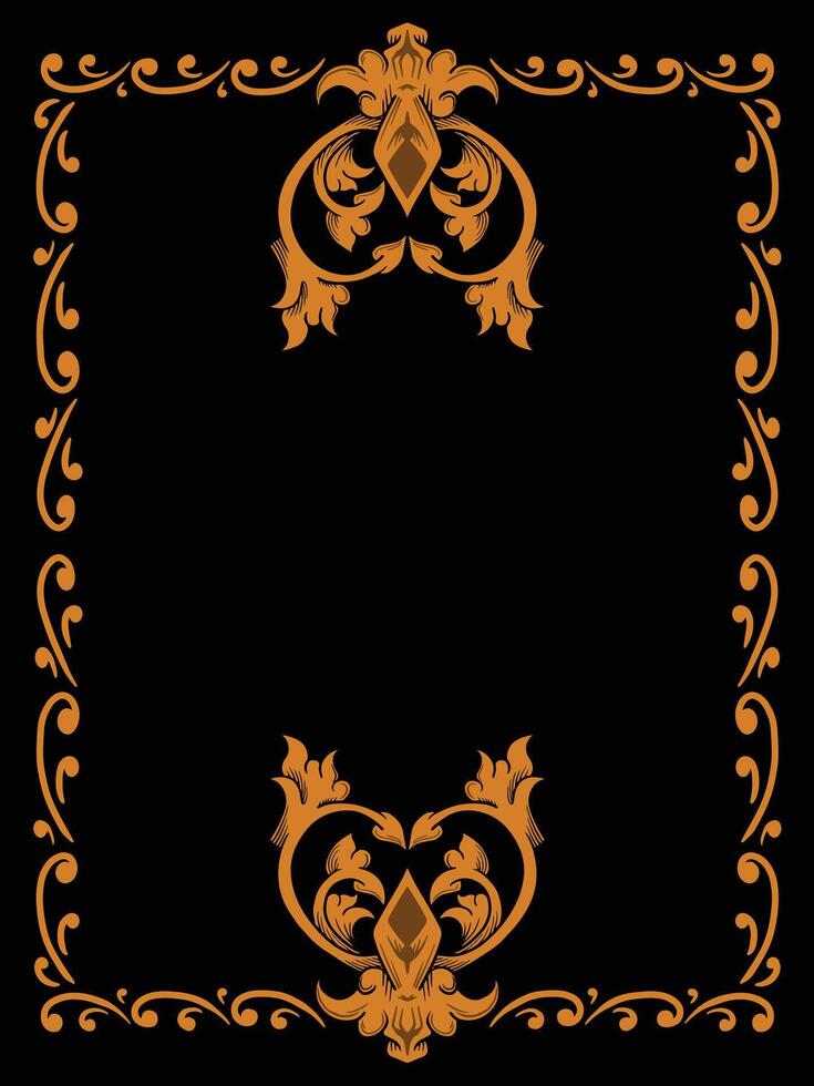 Certificate Design with Ornamental Frame vector