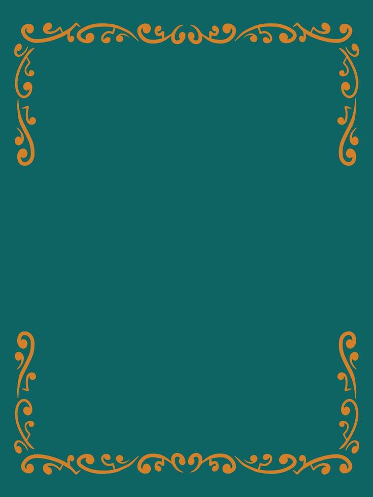 Detailed Engraved Ornamental Frame Illustration vector