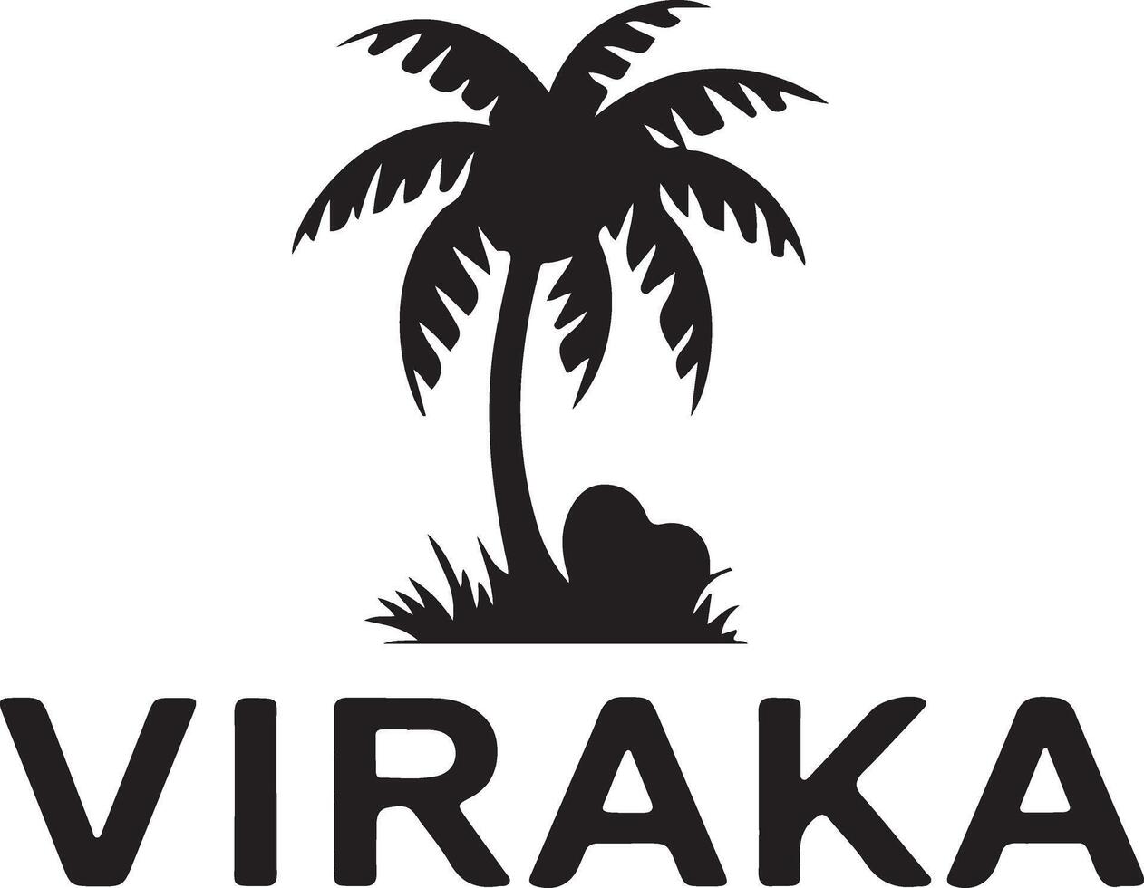 A simple and aesthetic logo for a coconut business vector
