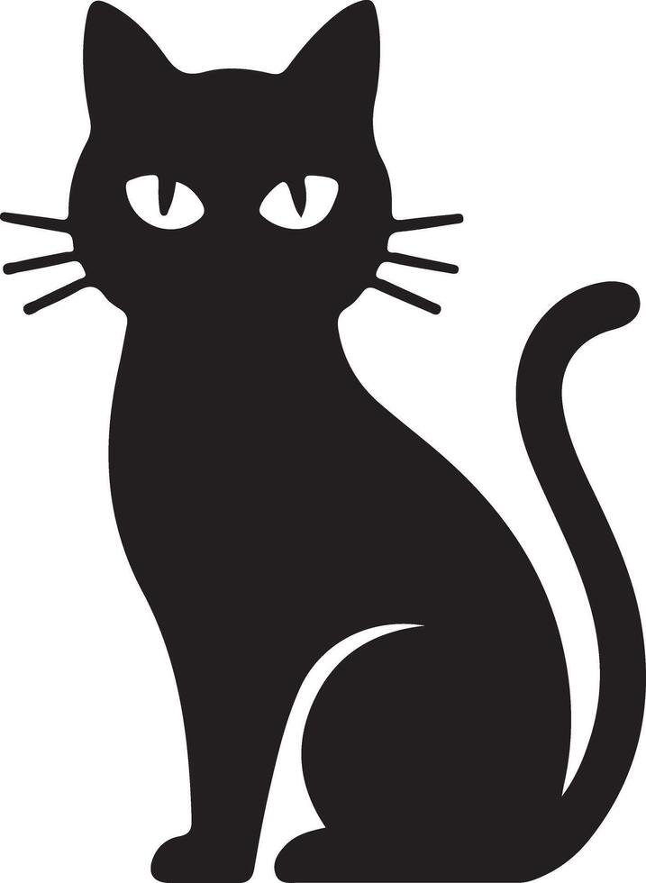 The logo is a small cat silhouette vector