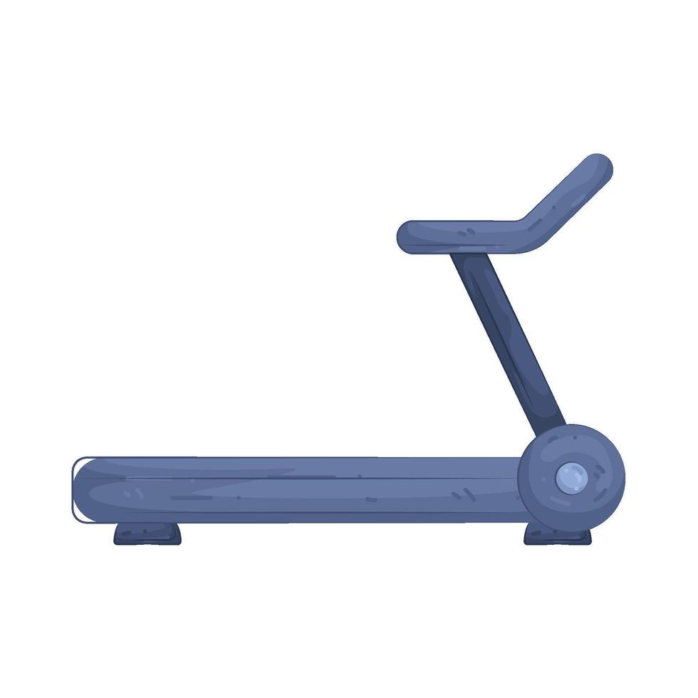 Illustration of Fitness Treadmill vector