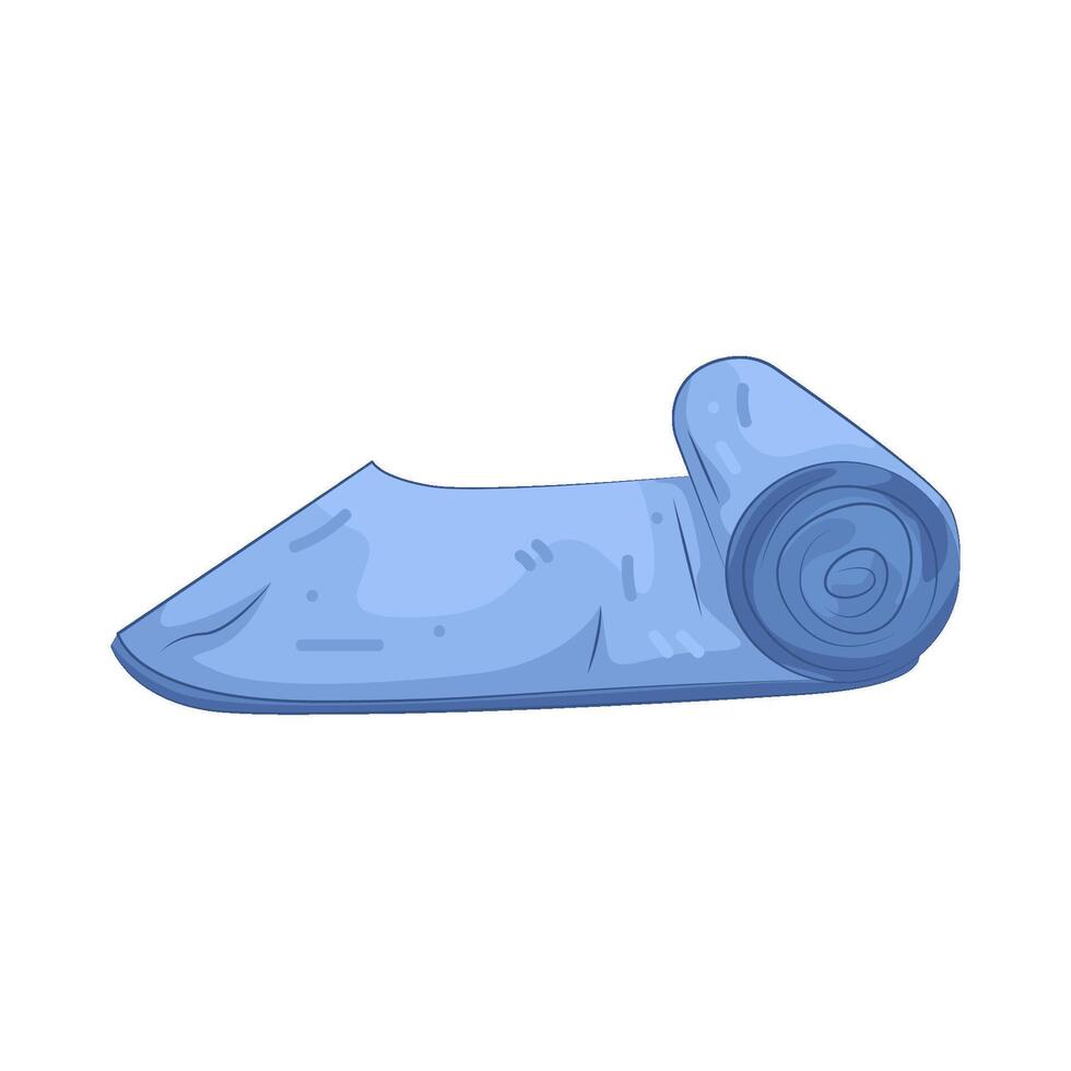 Illustration of Exercise Mat vector