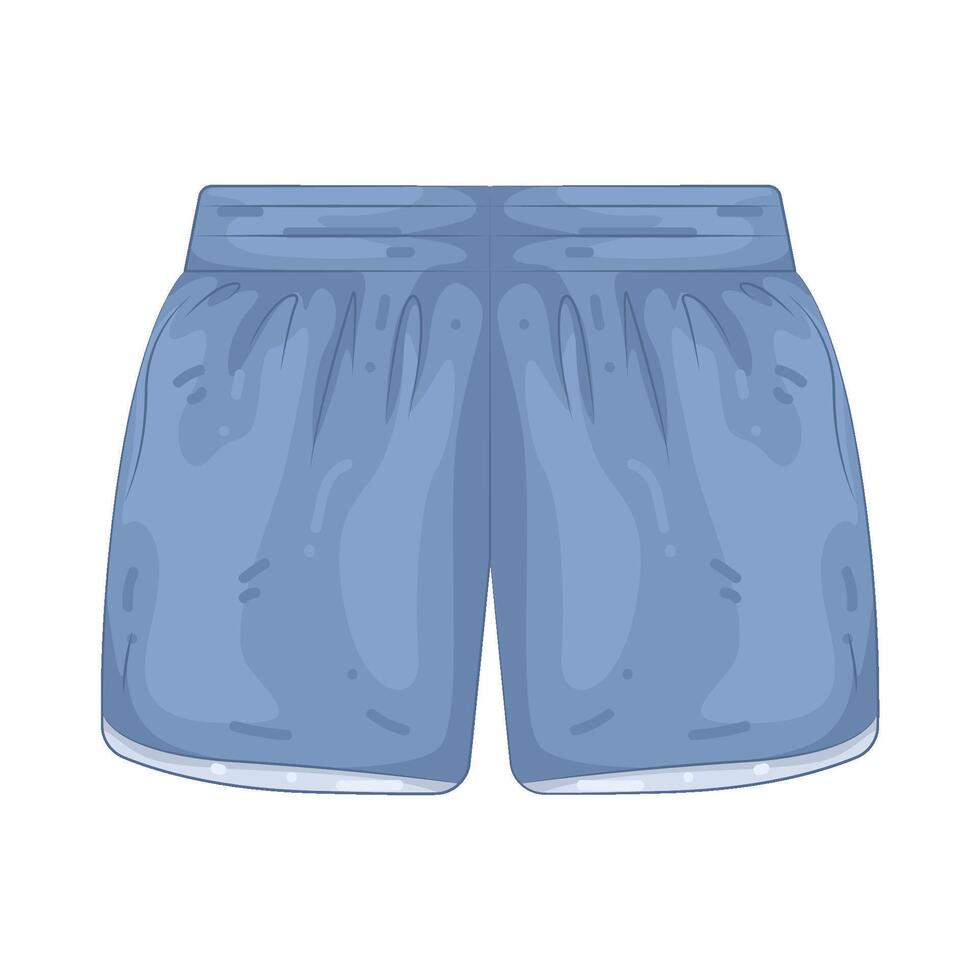 Illustration of Running Shorts vector