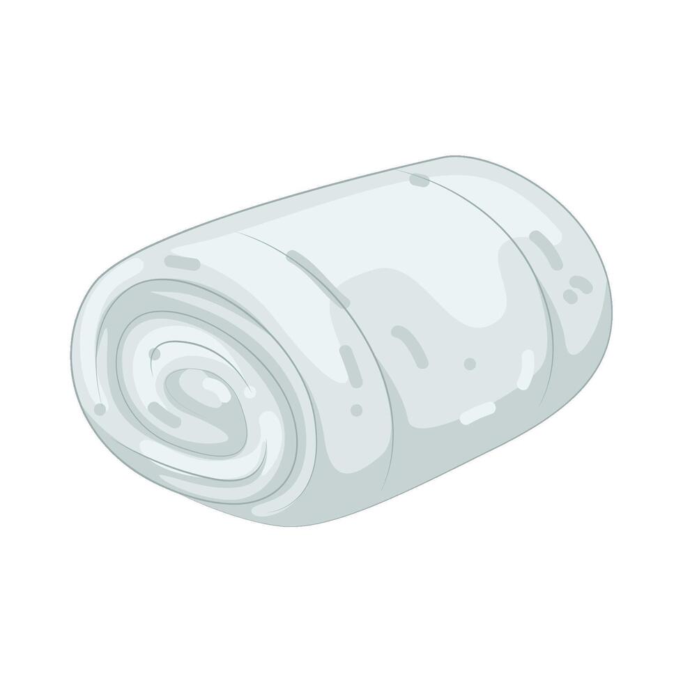White Gym Towel vector