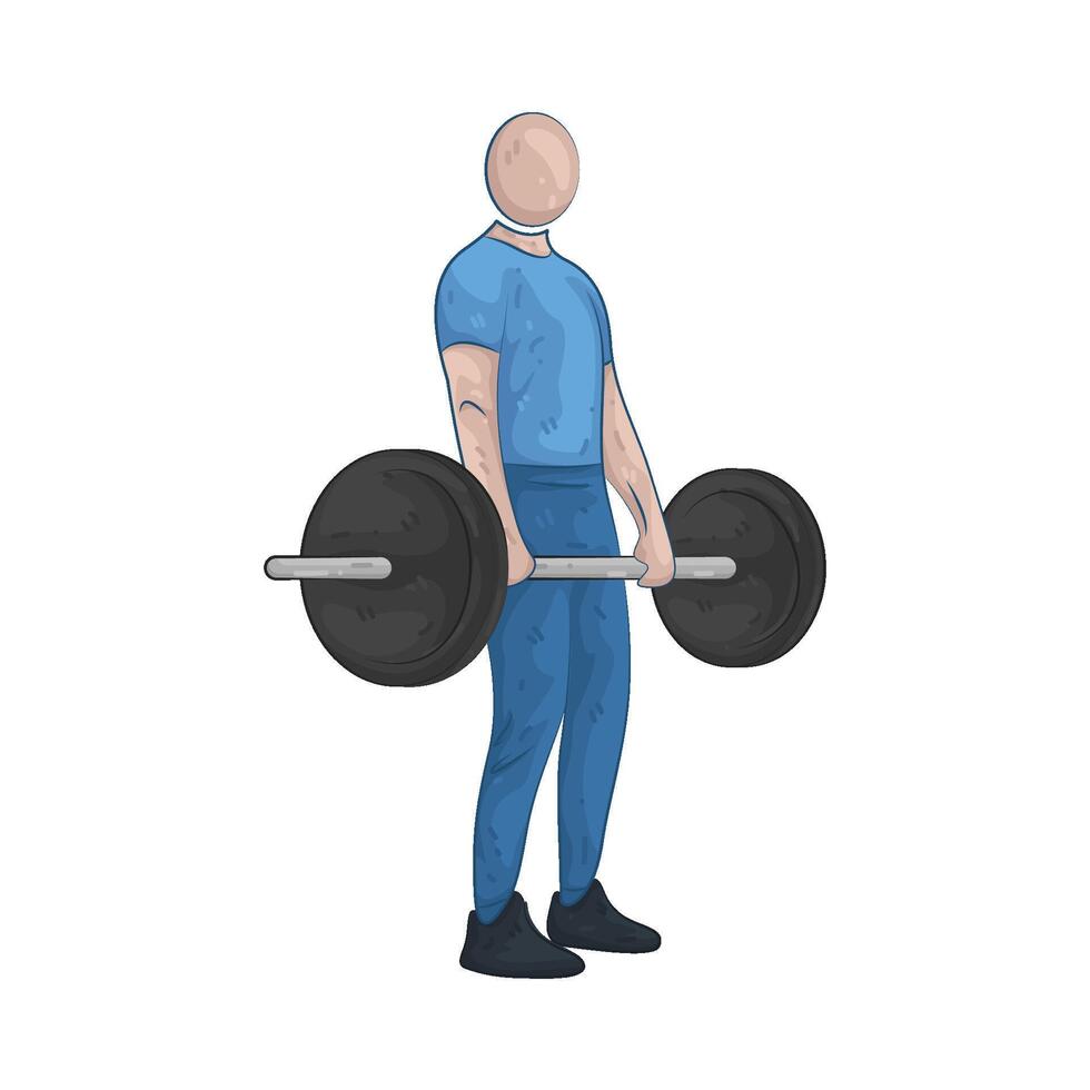 Illustration of Deadlift vector