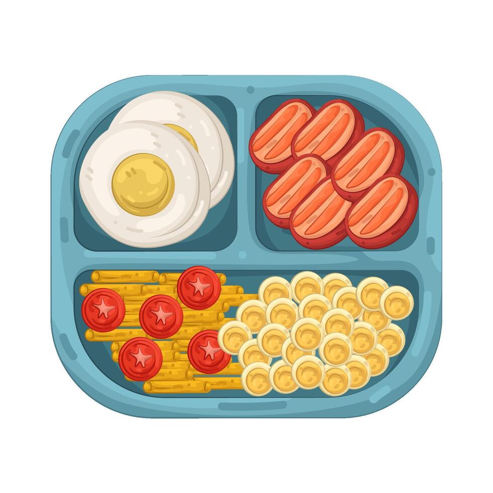 Illustration of Ready Meal vector