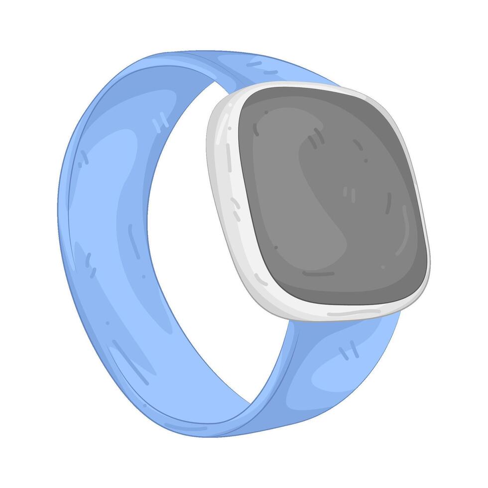 Illustration of a Fitness Tracker vector