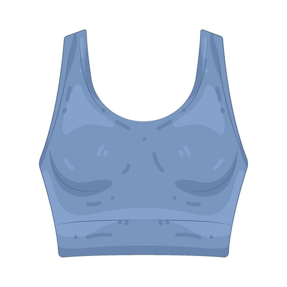 Gym Sports Bra vector