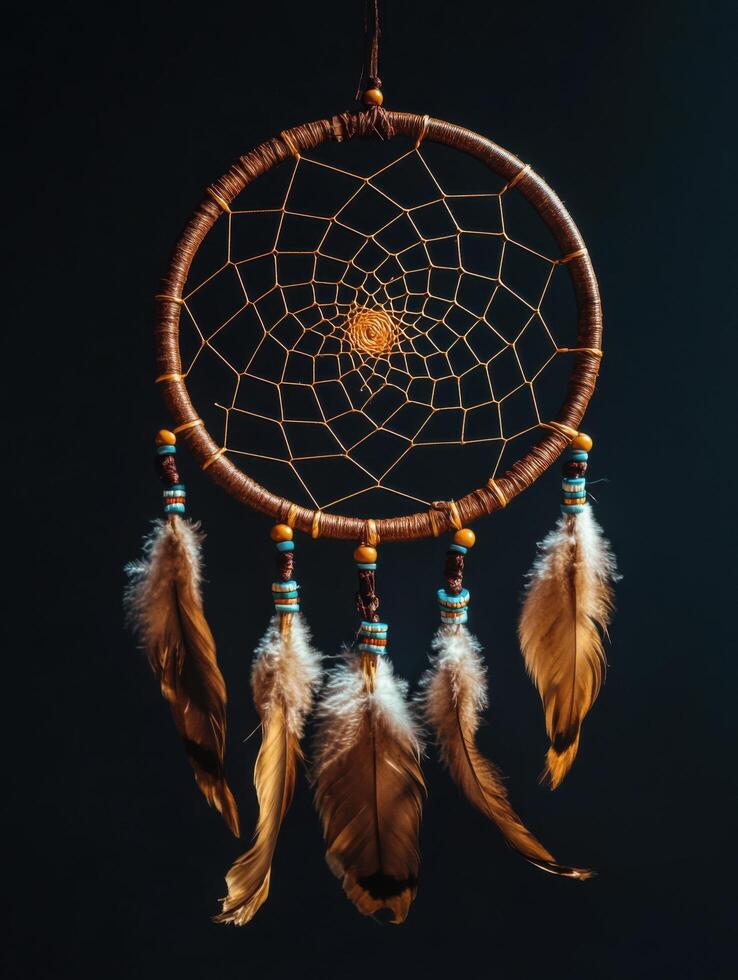 Authentic Dreamcatcher from Native American Culture.jpeg photo