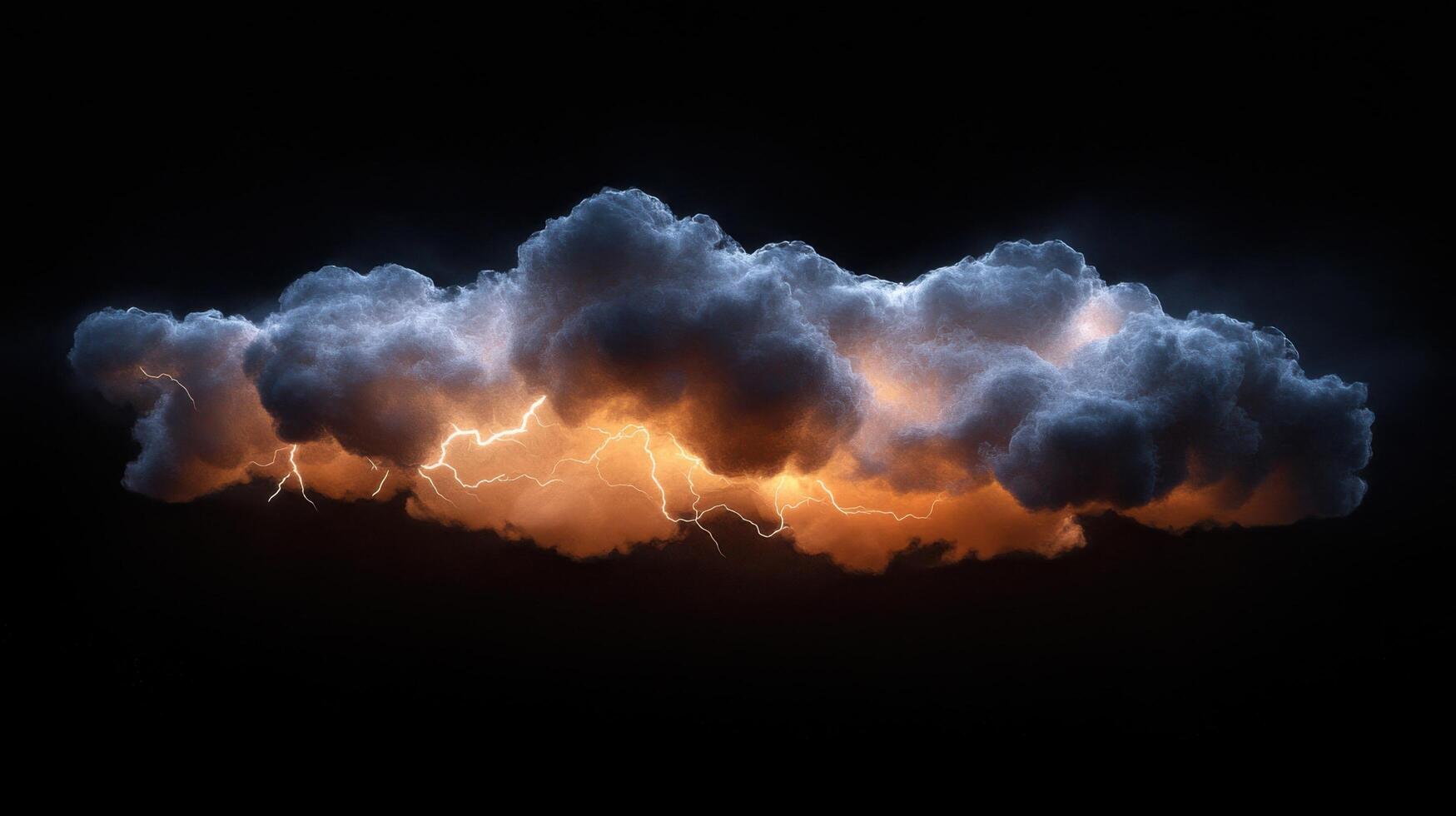 Fierce Thunder and Lightning Display photo