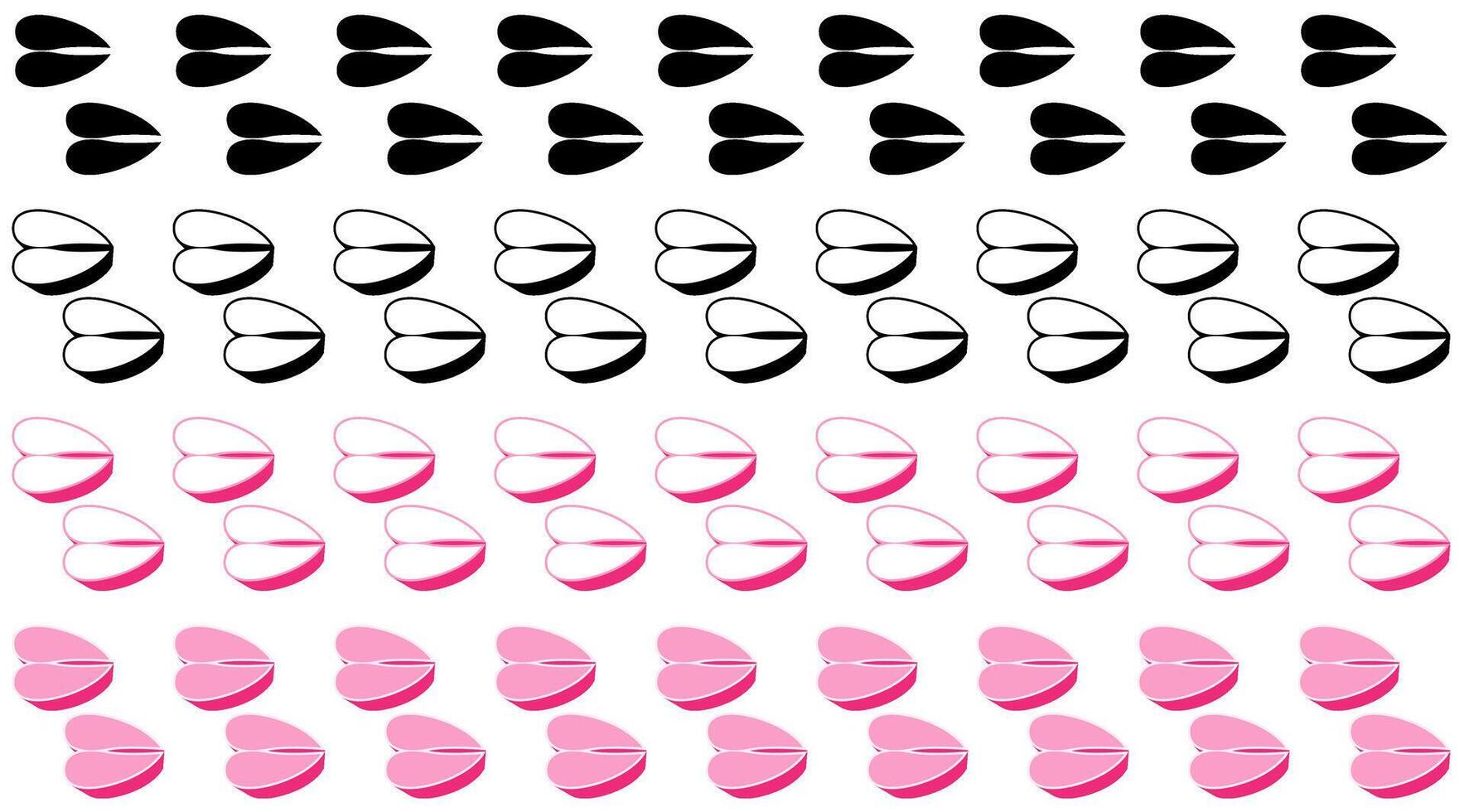 Set collections colourful stylish sheep Animal footprint icon. sheep paw print walking symbol illustration vector