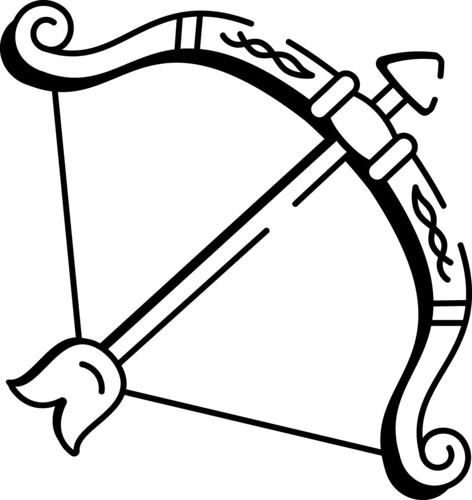archery bow, olympic, archer, weapon, game vector