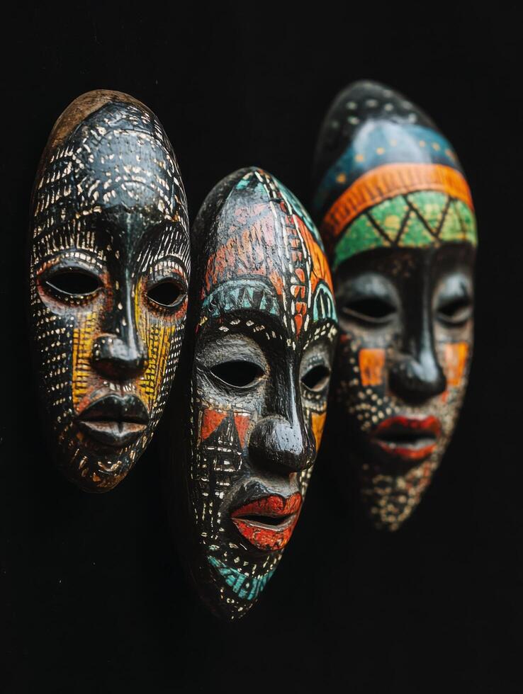 Artifacts from Traditional African Mask Heritage.jpeg photo