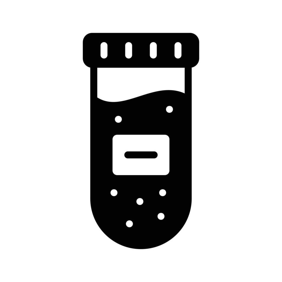 Check out our premium glyph style icon of test tube, vector