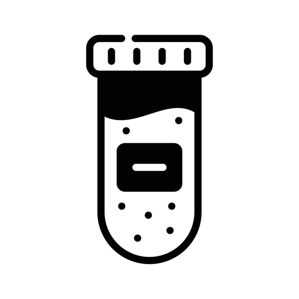 Check out our premium glyph style icon of test tube,. vector