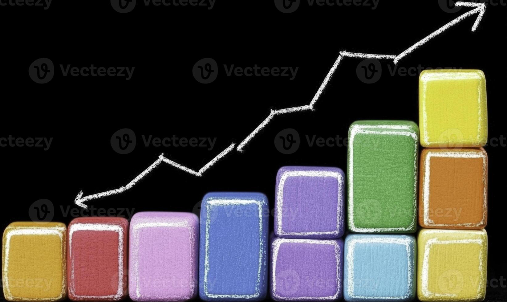 A graph showing a growth chart photo