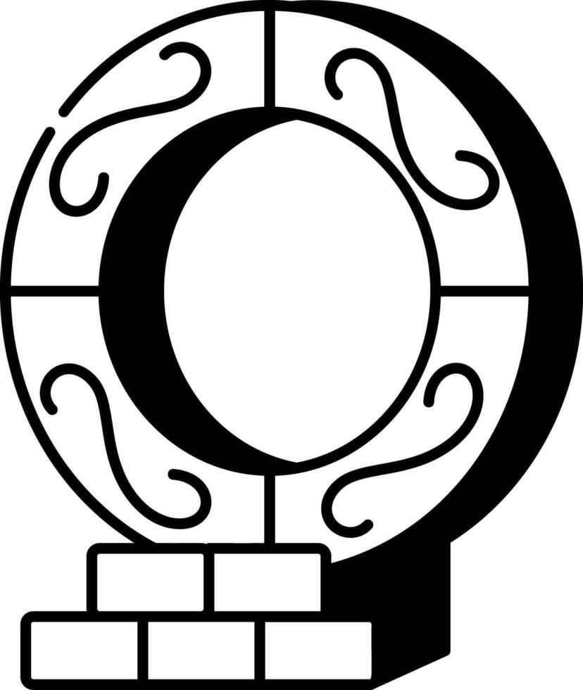 A hand drawn style icon of a juego pelota vector