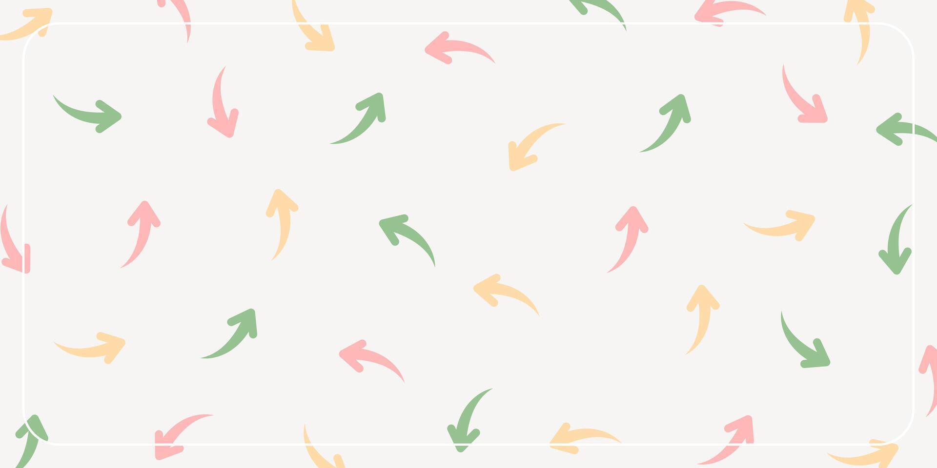 colorful arrow pattern background. template design for banner, poster, greeting card, social media. vector