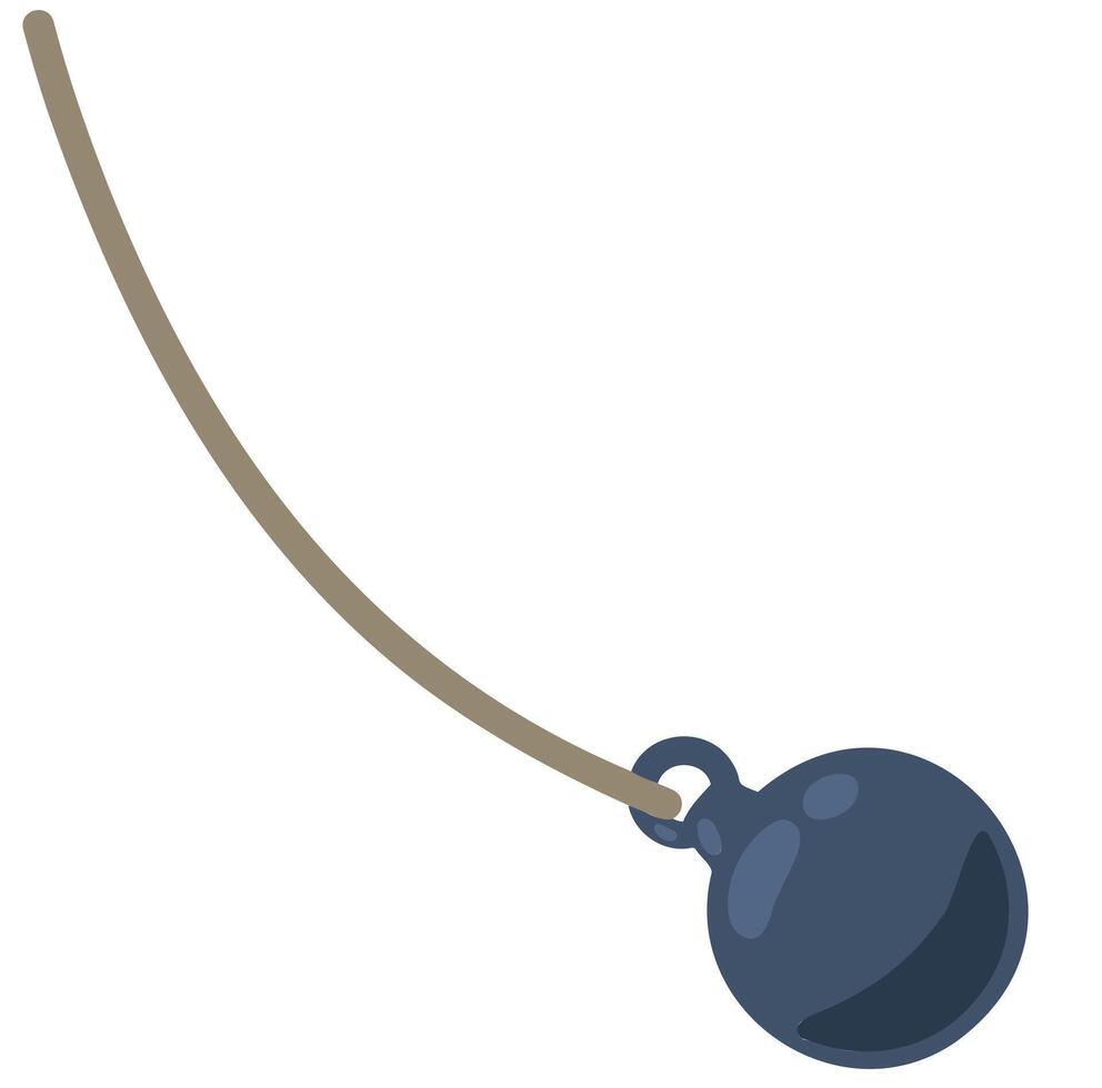Wrecking ball. Destruction icon. Demolition of the house. smash metal crane vector