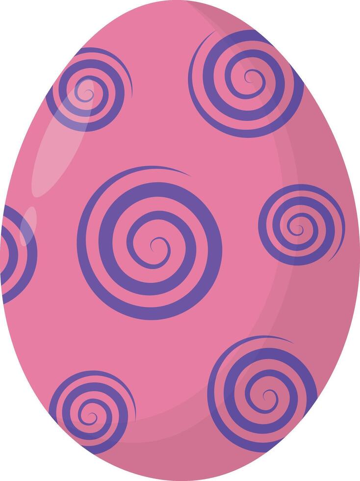 Easter Egg in Simple Design vector