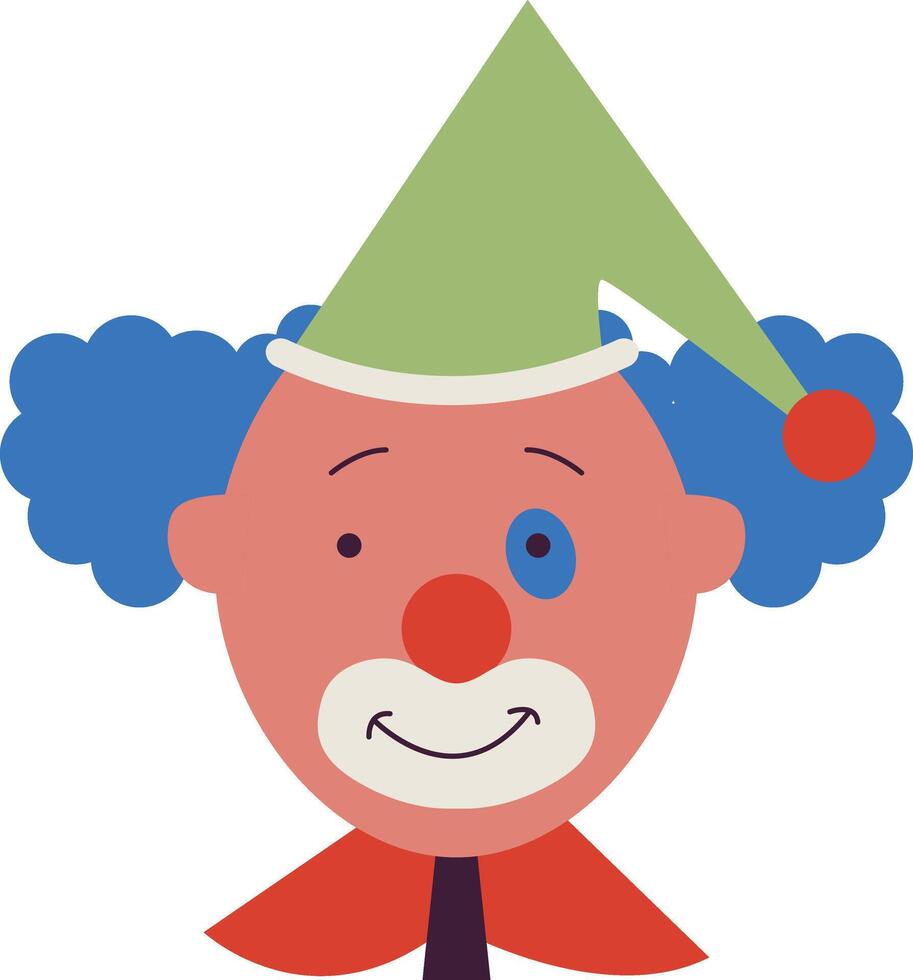 Clown Mask Clipart vector
