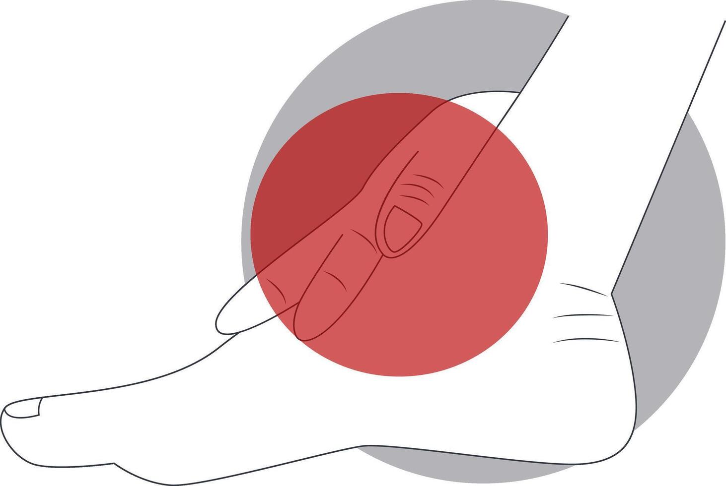 Painful Injuries to Hand and Leg Illustration with Cartoon Design. vector