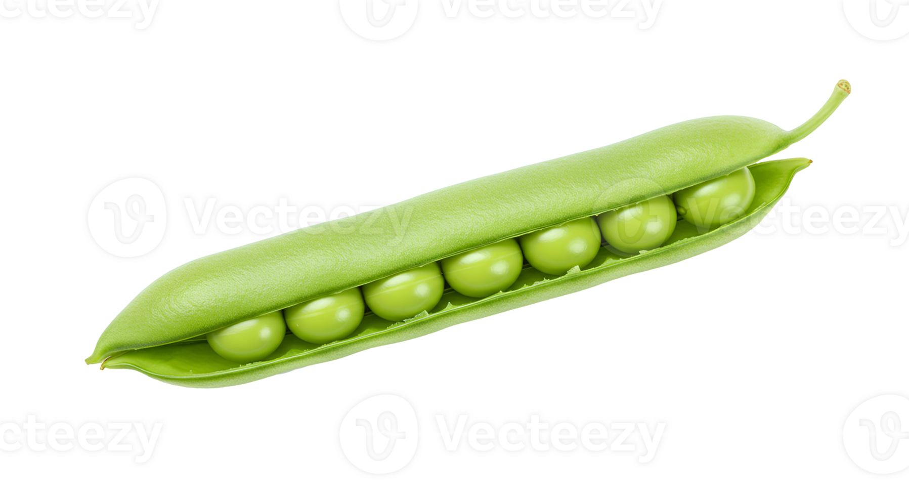 green peans in pea pod . fresh green beans full of vitamins isolated. green pea pod top view flat lay isolated. healthy beans for vegan vegetarian summer eating isolated png