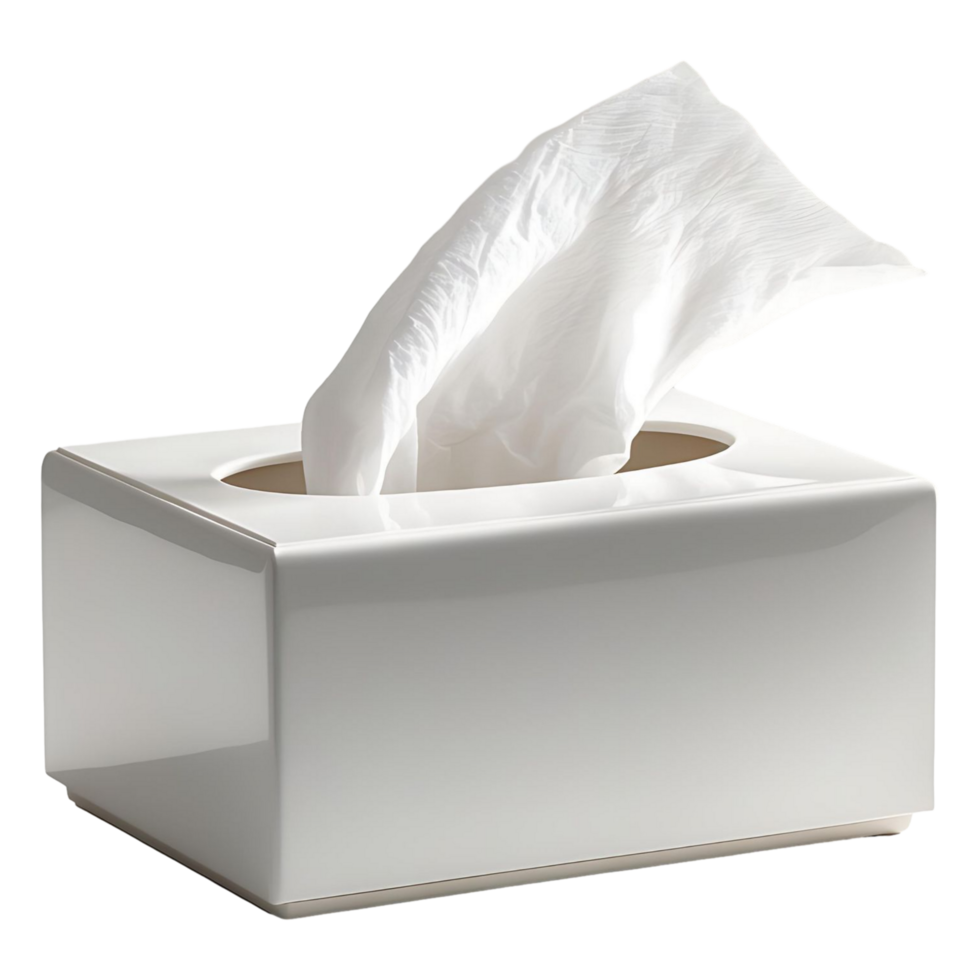 Blank Tissue Box for Branding, Advertising, and Product Display png