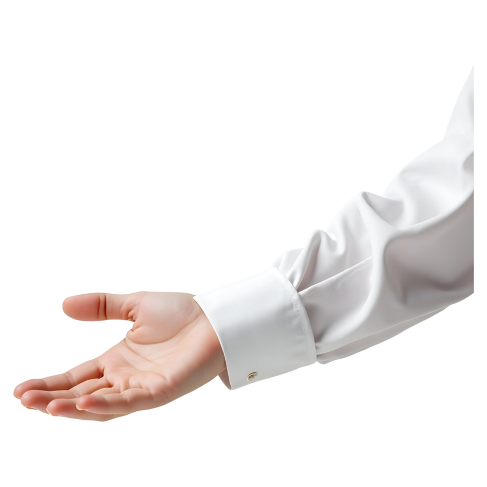 Hand Holding Invisible Object Perfect for Marketing or Mockups png