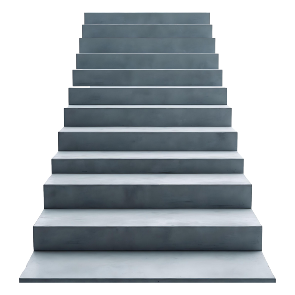 Isolated Stair Steps Image Ideal for Graphic Design and 3D Projects png